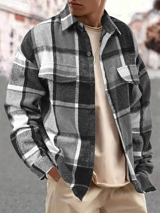 Oversized Plaid Flannel Shacket