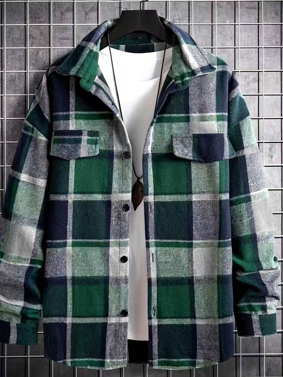 Oversized Plaid Flannel Shacket