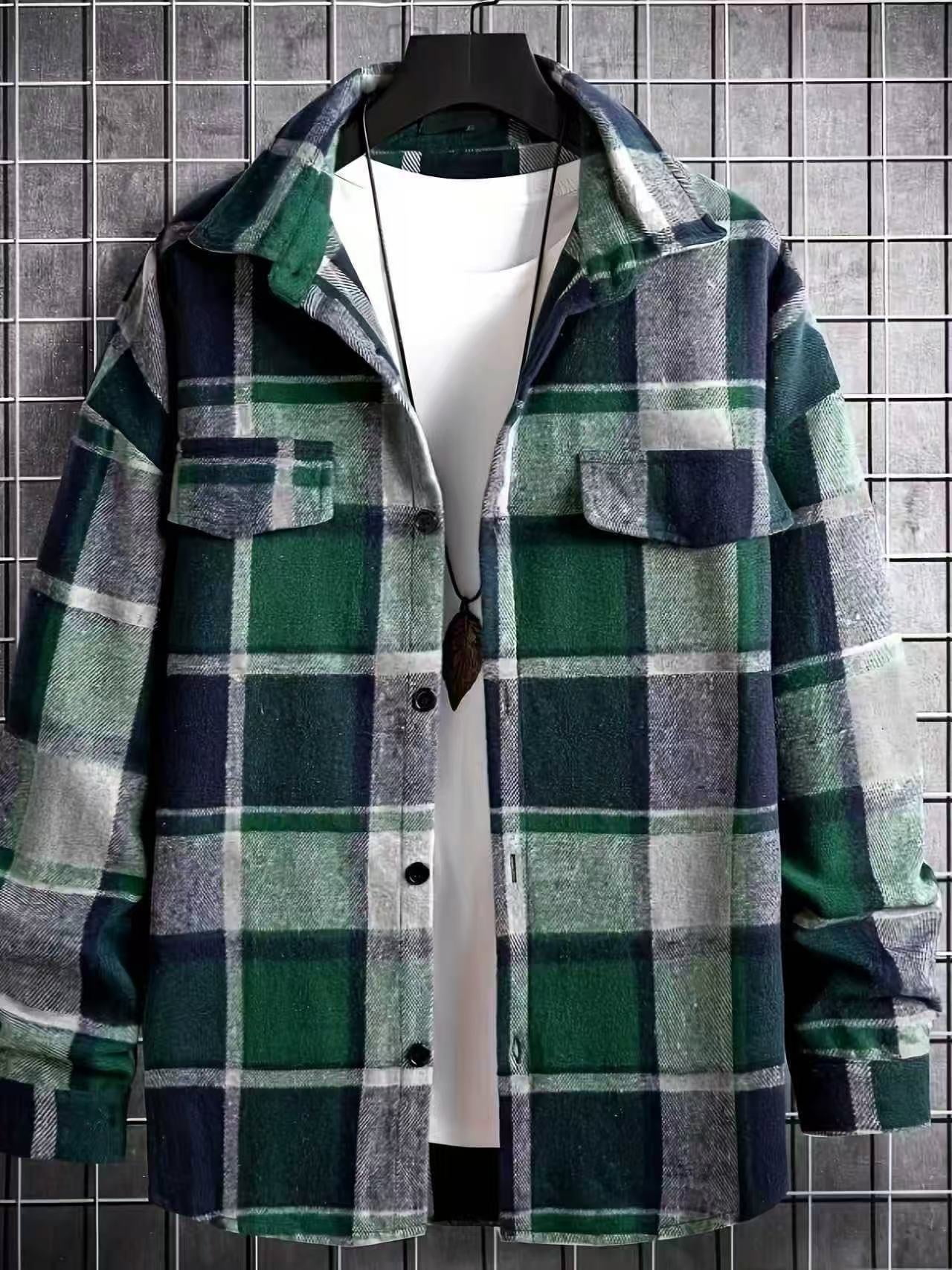Oversized Plaid Flannel Shacket